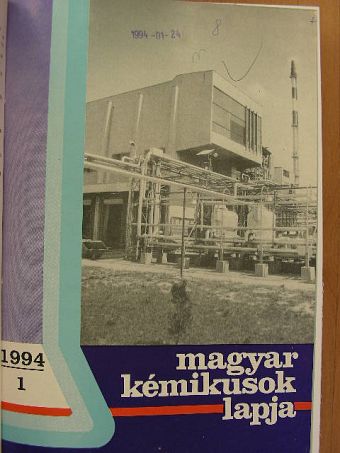 A. Hubmann - Magyar Kémikusok Lapja 1994. január-december [antikvár]