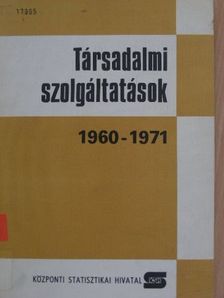 Társadalmi szolgáltatások 1960-1971 [antikvár]