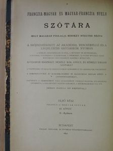 A franczia-magyar és magyar-franczia nyelv szótára I/3. (töredék) [antikvár]
