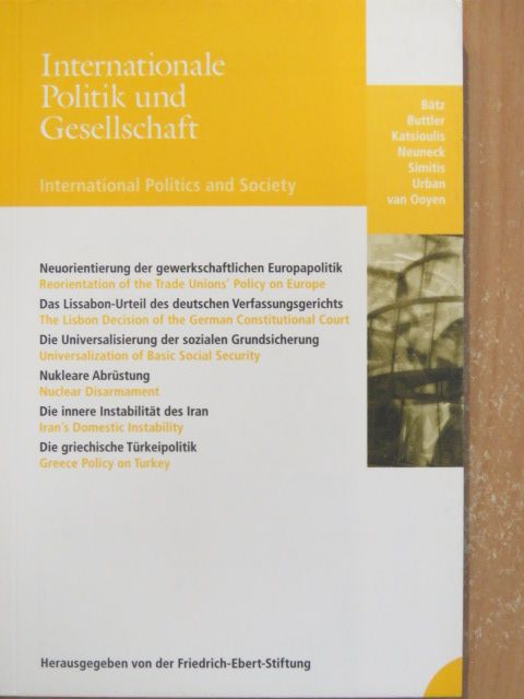 Andre Ufer - Internationale Politik und Gesellschaft 4/2009 [antikvár]