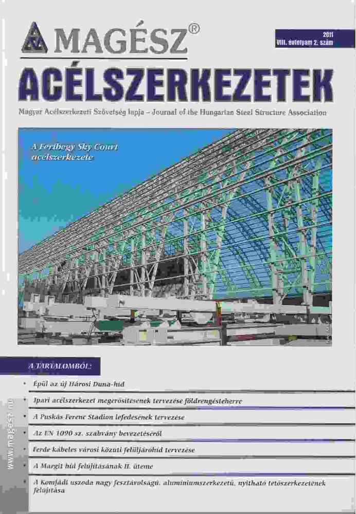 MAGÉSZ Acélszerkezetek 2011. VIII. évfolyam 2. szám [antikvár]