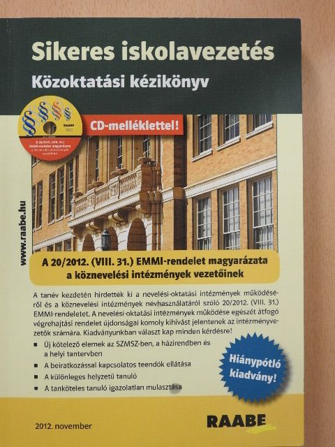 Béresné dr. Dunai Gyöngyi - Sikeres iskolavezetés - CD-vel [antikvár]