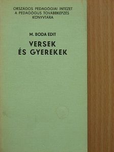 M. Boda Edit - Versek és gyerekek [antikvár]