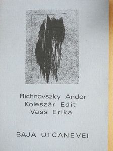 Koleszár Edit - Baja utcanevei [antikvár]
