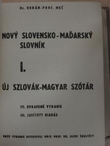 Dr. Orbán Gábor - Új szlovák-magyar szótár/Új magyar-szlovák szótár I-II. [antikvár]