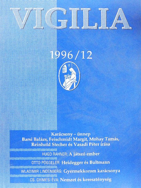 Cs. Gyimesi Éva - Vigilia 1996. december [antikvár]