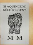Bubik Szabolcs - III. Aquincumi költőverseny [antikvár]