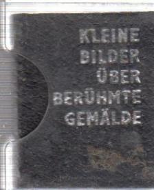 Barabás Éva - Kleine Bilder über Berühmte Gemalde (mini) [antikvár]
