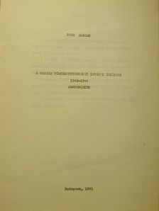 Tóth Róbert - A Magyar Történettudományi Intézet évkönyve 1942-1944. [antikvár]
