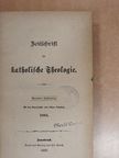 Jul. Mullendorf - Zeitschrift für katholische Theologie 1885. (gótbetűs) [antikvár]