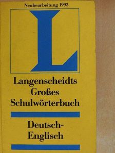 Sonia Brough - Langenscheidts Großes Schulwörterbuch [antikvár]