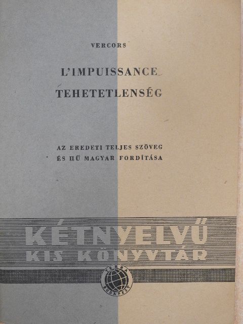 Vercors - Tehetetlenség/Azon a napon [antikvár]