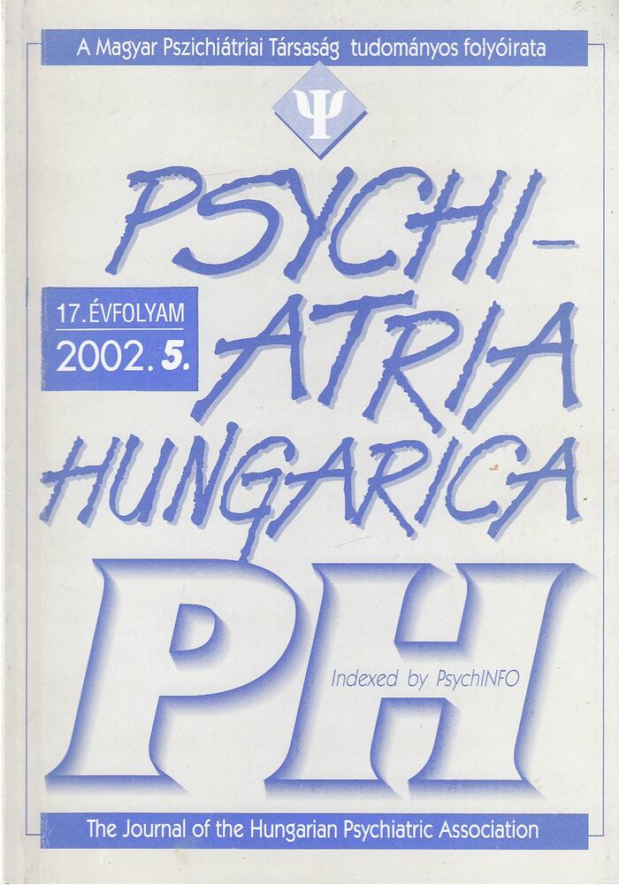 Psychiatria Hungarica 2002/5 [antikvár]