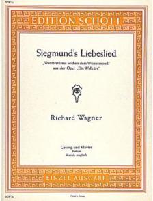WAGNER,R. - WINTERSTÜRME..SIGMUNDS LIEBESLIED AUS DER "WALKÜRE" FÜR GESANG (BARITON) KL