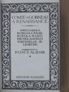 Comte de Gobineau - A renaissance [antikvár]