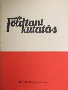 Badinszky Péter - Földtani Kutatás 1978/3-4. [antikvár]