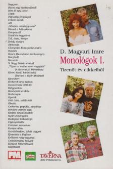 D. Magyari Imre - Monológok I. (dedikált) [antikvár]