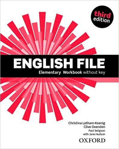 ENGLISH FILE 3E ELEMENTARY WB WO/K