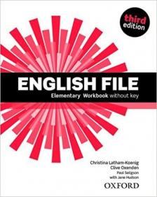 ENGLISH FILE 3E ELEMENTARY WB WO/K