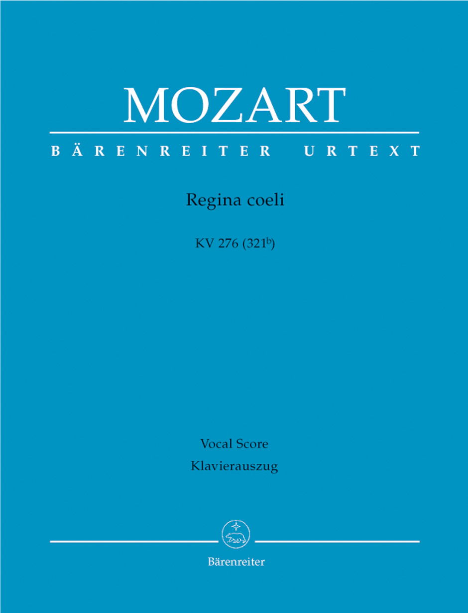 MOZART, W,A, - REGINA COELI KV 276 (321b) KLAVIERAUSZUG URTEXT