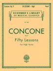CONCON - FIFTY LESSONS VOR HIGH VOICE OP.9
