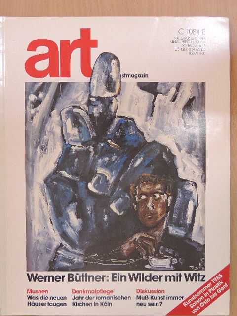 Alfred Nemeczek - art - Das Kunstmagazin August 1985. [antikvár]