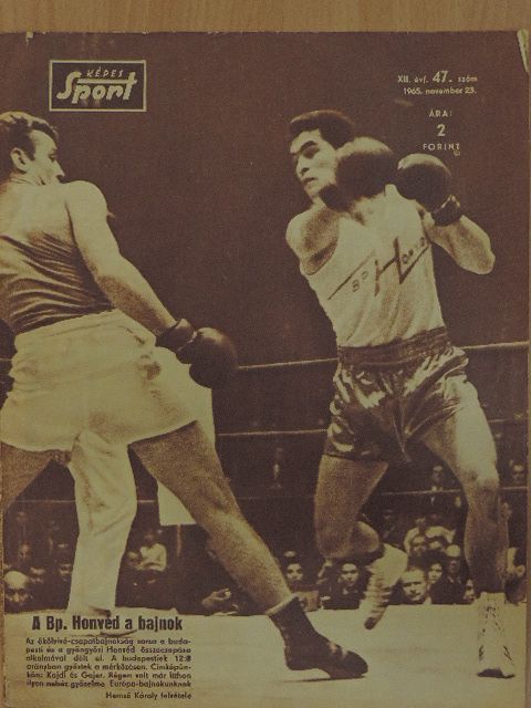 Bajnai Teréz - Képes Sport 1965. november 23. [antikvár]