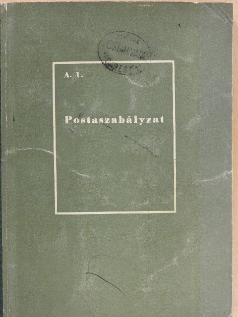 Postaszabályzat [antikvár]
