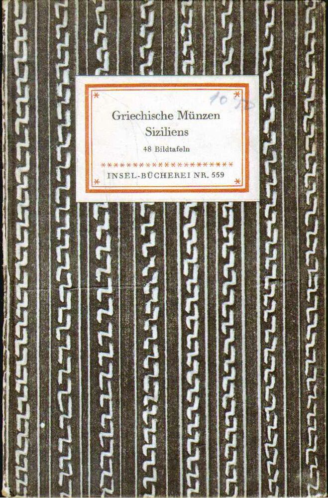 Hirmer, Max, Dieckhoff, Max - Griechische Münzen Siziliens [antikvár]