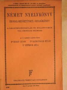 Dr. Kaiblinger Fülöp - Német nyelvkönyv  [antikvár]