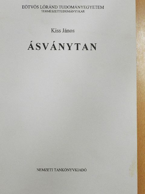 Dódony István - Ásványtan [antikvár]