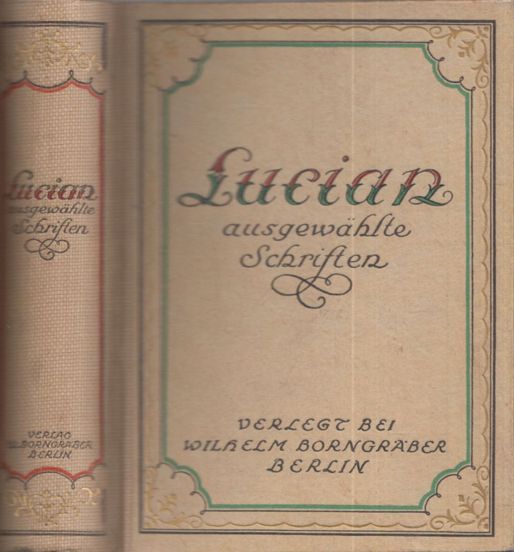 Lucian ausgewahlte Schriften [antikvár]