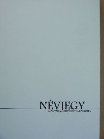 Berlász Melinda - Névjegy [antikvár]