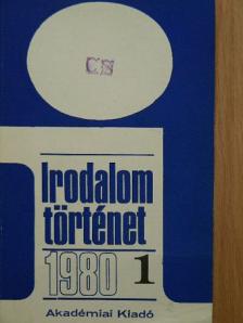 Bartha Lászlóné - Irodalomtörténet 1980/1. [antikvár]