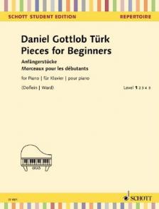 TÜRK - PIECES FOR BEGINNERS. ANFAENGERSTÜCKE FOR PIANO LEVE 1 (DOFLEIN / WARD)