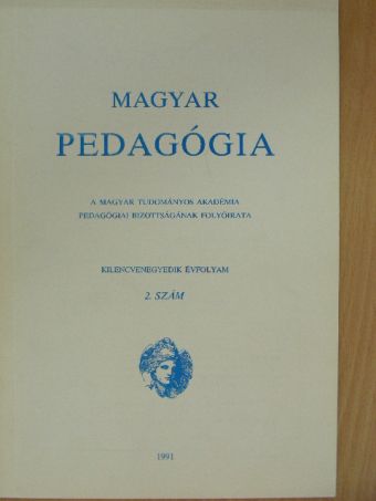 Berghammer Rita - Magyar Pedagógia 1991/2. [antikvár]