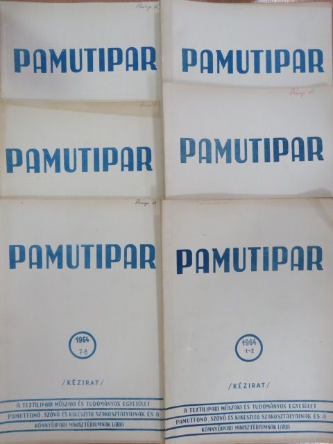 Pamutipar 1964/1-12. [antikvár]