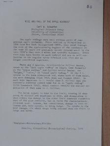 Carl W. Schaefer - Rise and fall of the apple redbugs [antikvár]