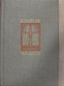 Künstlerworte [antikvár]