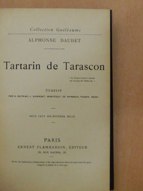 Alphonse Daudet - Tartarin de Tarascon [antikvár]
