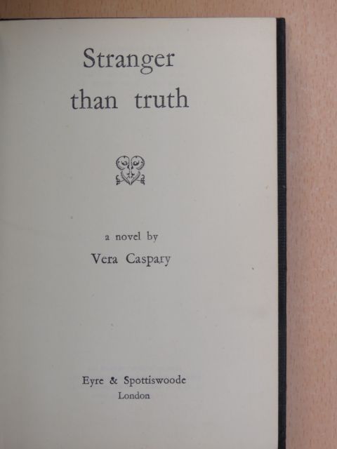 Vera Caspary - Stranger than truth [antikvár]