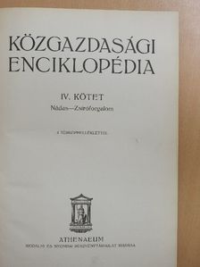 Közgazdasági Enciklopédia IV. (töredék) [antikvár]