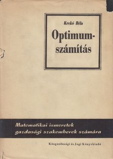 KREKÓ BÉLA - Optimumszámítás [antikvár]