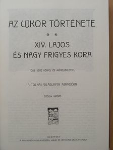 Balla Károly - Tolnai Világtörténelme - Az ujkor története II. [antikvár]