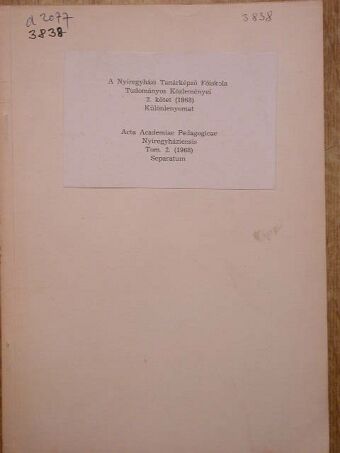 Bachát László - Továbbképzés a magyar névtudomány kérdéseiről Baktalórántházán [antikvár]