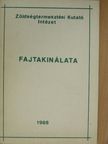 Dr. Andrásfalvy András - Zöldségtermesztési Kutató Intézet fajtakinálata [antikvár]