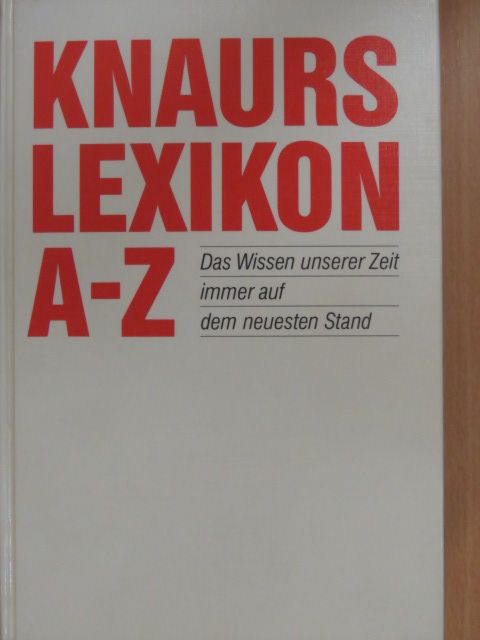 Knaurs Lexikon A-Z [antikvár]