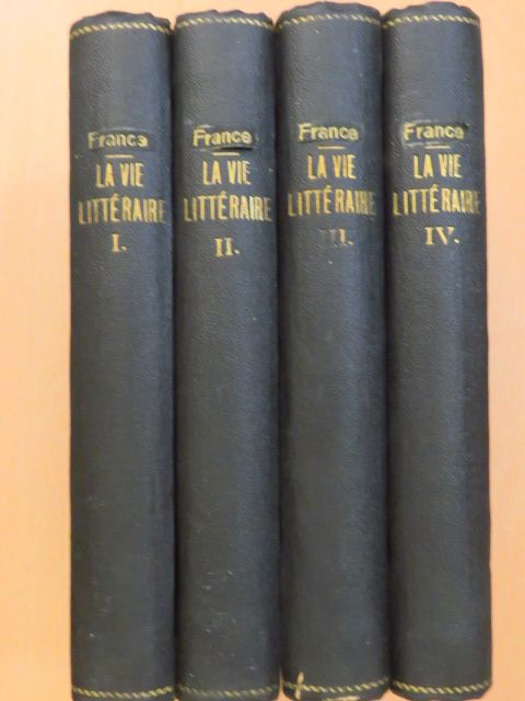 Anatole France - La Vie littéraire I-IV. [antikvár]