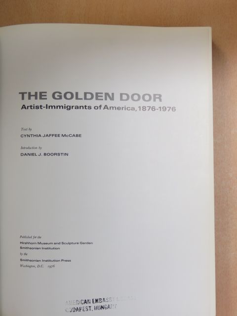 Cynthia Jaffee McCabe - The Golden Door [antikvár]