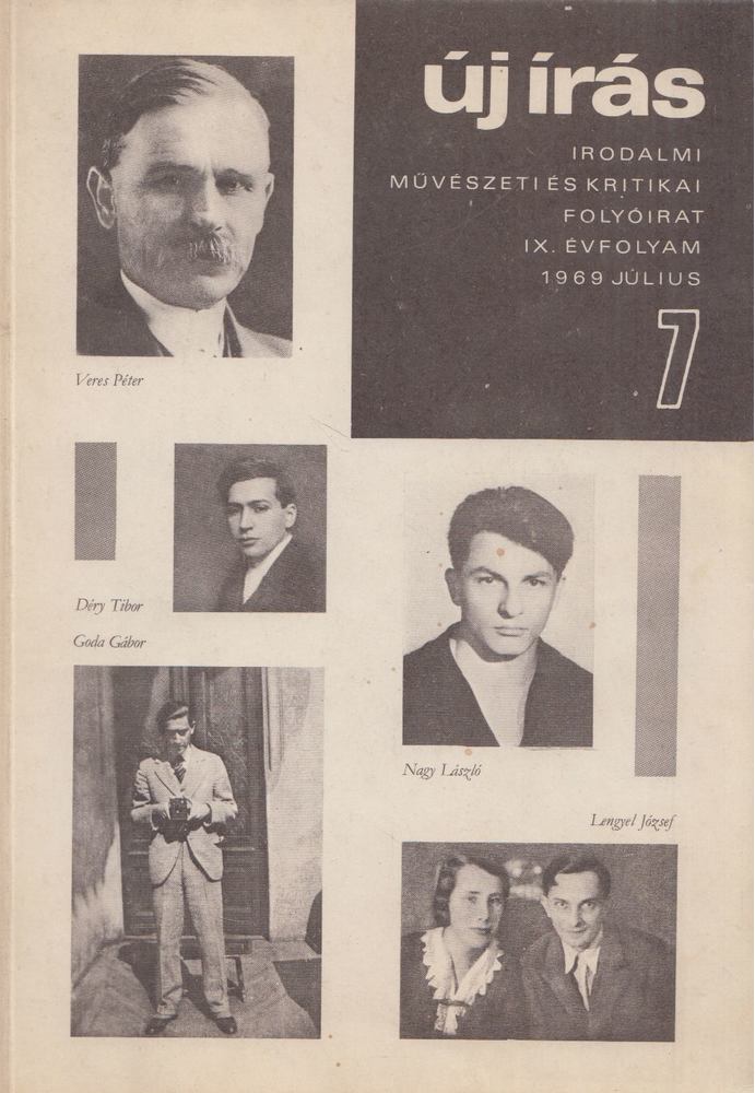 VÁCI MIHÁLY - Új Írás 1969. július IX. évfolyam 7. szám [antikvár]